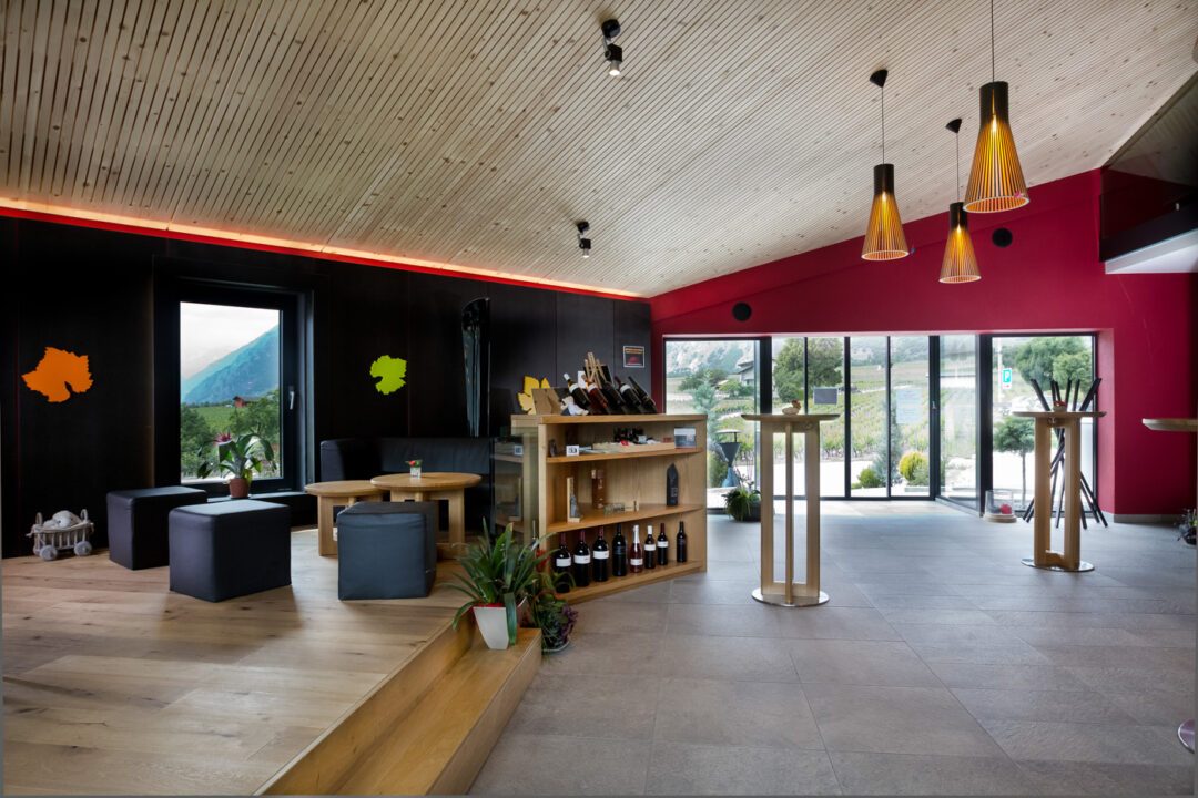 Verkaufsraum Kellerei Chamoson